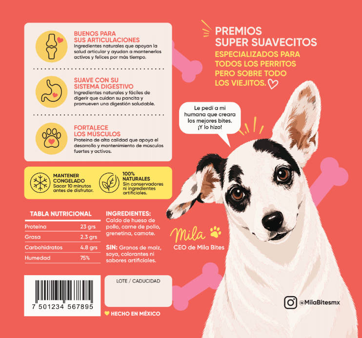 Gomitas de Caldo de Hueso para Perros · 25 piezas