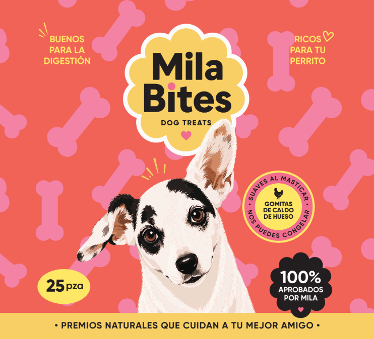 Gomitas de Caldo de Hueso para Perros · 25 piezas